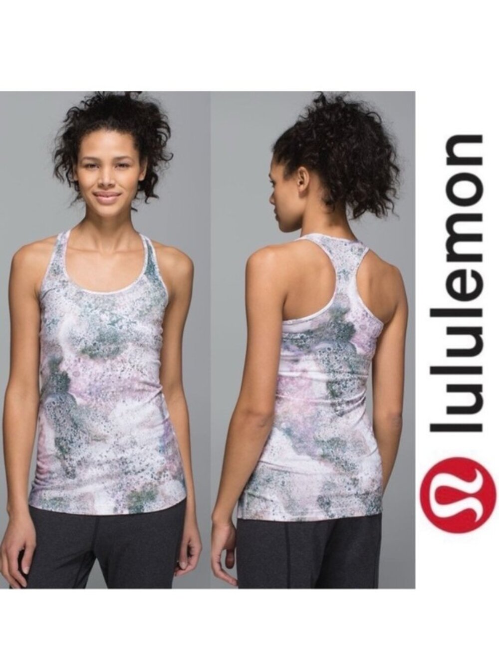 Lululemon | Cool Racerback "Sugar Crush Multi" Tank Top | Size 8